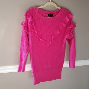 Express hot pink sweater
